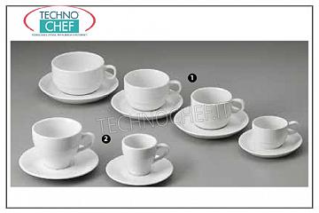 Tazze caffè - cappuccino in porcellana TAZZE E PIATTTINI, MARCA TOGNANA