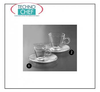Tazze caffè - cappuccino in vetro TAZZA CAFFE' EASY BAR, BORMIOLI ROCCO, Collezione Tazze in vetro