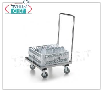 CARRELLO PORTACESTELLI INOX