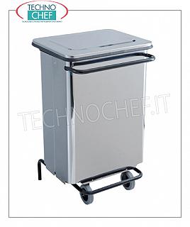 Pattumiere in acciaio inox
