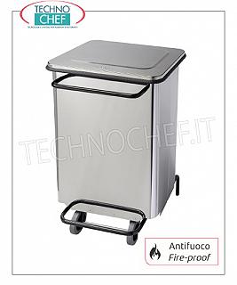 Pattumiere in acciaio inox