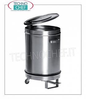 Pattumiere in acciaio inox