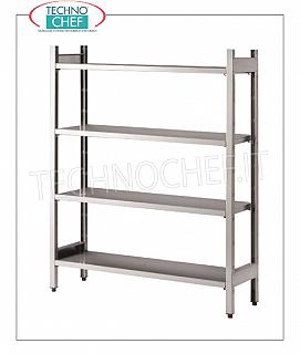 Scaffali componibili  in Acciaio Inox, Moduli Vari 