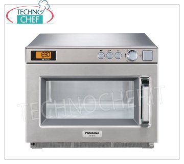 PANASONIC - Forno microonde Professionale, Camera per Teglie GN 1/2, Potenza 1600 W, Comandi Manuali,  mod.NE1643 Forno microonde Professionale PANASONIC, con COMANDI MANUALI, camera da mm 330x310x175h, adatta per tegile GN 1/2, potenza resa W 1600, 2 magnetron da 800 W, V.230/1, Kw.2,59, peso 30 Kg, dim.mm.442x508x337h