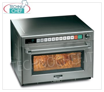 PANASONIC - mod. NE1880, Forno microonde Professionale, Camera per Teglie GN 1/1, Comandi DIGITALI, 1800 W Forno microonde Professionale PANASONIC, con comandi DIGITALI, potenza resa W 1800, 4 magnetron da 450 W, camera cottura da mm 565x330x250h, adatta per teglie GN 1/1, V 230/1, Kw 3,2, peso 54 Kg, dim.mm 650x526x471h