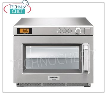 PANASONIC - Forno microonde Professionale, mod. NE2143-2, Camera per Teglie GN 1/2, Potenza 2100 W, COMANDI MANUALI