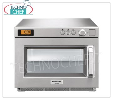 PANASONIC - Forno microonde Professionale, mod. NE2143-2, Camera per Teglie GN 1/2, Potenza 2100 W, COMANDI MANUALI Forno microonde Professionale PANASONIC, con COMANDI MANUALI,camera da mm 330x310x175h, adatta per tegile GN 1/2, potenza resa W 2100, 2 magnetron da 1050 W, V.230/1, Kw.3,16, peso 30 Kg, dim.mm.422x508x337h