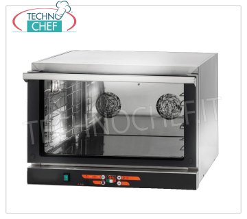 TECNODOM-Forno Convezione Elettrico Digitale, 3 Teglie mm 600x400, Comandi Digitali, mod. NERONE EKO 600 DIGIT. FORNO CONVEZIONE ELETTRICO, capacità 3 TEGLIE da mm 600x400 (escluse), COMANDI DIGITALI, V.230/1, Kw.3,15, Peso 35 Kg, dim.mm.775x700x560h