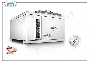 MANTECATORE PROFESSIONALE da banco in ACCIAIO INOX MANTECATORE PROFESSIONALE da banco in ACCIAIO INOX 18/10, raffreddamento ad aria, carrozzeria e pala in acciaio inox, PRODUZIONE 7,2 litri/h, durata ciclo 12-15 min, V.230/1, kw 0,65, dimensioni mm 465x480x395h