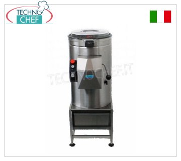 Pelatore polivalente inox, capacità produttiva Kg/h 280, capacità carico 6 Kg