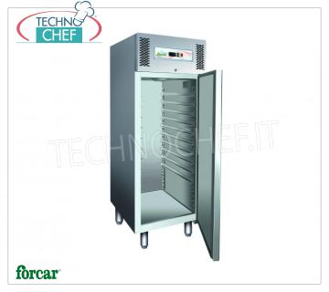 Armadio Frigo Pasticceria 1 Porta, lt.737, INOX 304, Temp.+2°/+8°C, CLASSE C, mod.G-PA800TN Armadio Frigorifero per Pasticceria, 1 Porta, INOX 304, marca FORCAR, Professionale, lt.737, Temp.+2°/+8°C, Ventilato, ECOLOGICO in CLASSE  C, Gas R290, adatto per Teglie cm 60x80 o cm 60x40, V.230/1, Kw.0,33, Peso 143 Kg, dim.mm.740x990x2010h