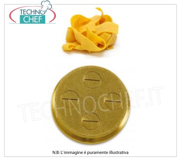 Technochef - Trafila Pappardelle 15 mm Trafila in bronzo per Pappardelle 15 mm