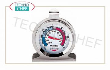 Termometri a spillone Termometro frigo-freezer, inox, range da -29° a +27°C, divisione 1°C, diametro quadrantre 6 cm