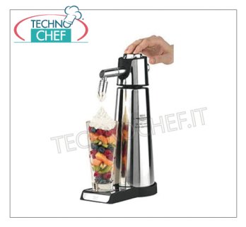 Sifone TERMICO Multiuso da Lt 1,00 -- cod.  41459 - 10 Sifone Termico Multiuso Inox da Lt 1,00 -- THERMO XPRESS WHIP, adatto per Caldo e Freddo