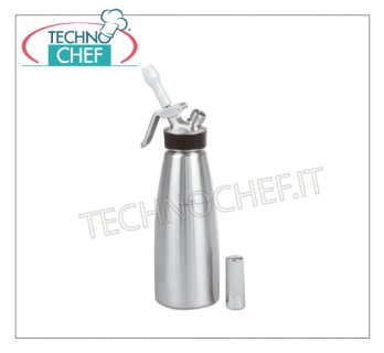 Sifone per panna montata, Inox