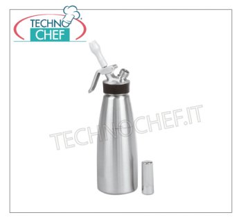 Sifone per panna montata, Inox Sifone Professionale  da Lt 0,50, linea CREAM  PROFI  WHIP  solo per preparazioni FREDDE