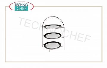 Espositore per buffet Alzata Cromata Cm 44