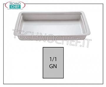 Teglie Gastronorm 1/1 in porcellana, dim. mm. 530x325