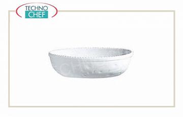 Pirofila da forno quadra cordonata in porcellana, dim.cm 25x25, alta cm 6