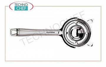 Serie 48278 con manico inox Separauova inox 18/10, lungo cm 22,5, manico inox