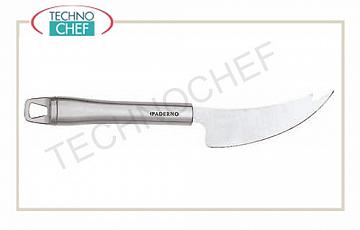 Serie 48278 con manico inox Coltello parmigiano, lama inox 18/10, lungo cm 24, manico inox