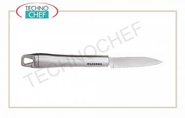 Serie 48278 con manico inox Spelucchino, lama inox 18/10, lungo cm 20,5, manico inox