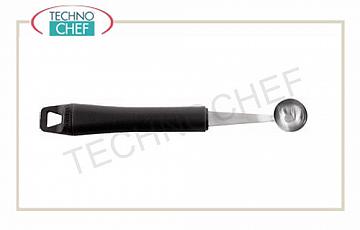 Technochef - Scavino Inox con manico in polipropilene Scavino inox 18/10, diametro 1 cm, manico in polipropilene, lungo cm 19