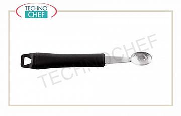 Technochef - Scavino Ovale con manico in polipropilene, cod. 48280-26 Scavino ovale, inox 18/10, manico in polipropilene, lungo cm 20