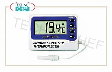 Termometri a spillone Termometro digitale in plastica per frigo-freezer, range da -50° a +70°C, divisione 0,1°C, dimensioni cm 1,5x5,7