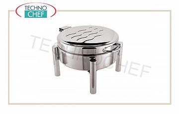 Scaldavivande / Chafing dish Scaldavivande Tondo Cm 24 Alcool Sol