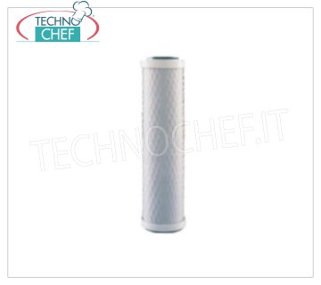 Technochef - CARTUCCIA in CARBONE ATTIVO 9'', per FILTRO AD ACQUA, Mod.PF02