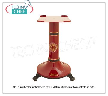BERKEL - Piedistallo B2 rosso per affettatrice a Volano mod. B2 Piedistallo di supporto in ghisa verniciato rosso per Affettatrice a Volano B2, Peso 65 Kg, dim.mm.400x500x800h