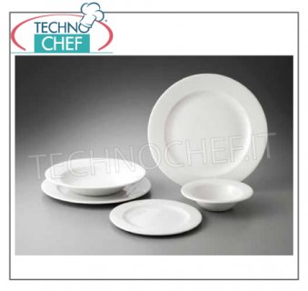 CHURCHiLL - Piatti e Vasellame in Porcellana Bianca - collezione PROFILE - Gamma Completa
