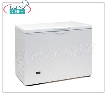 Technochef - FRIGO ORIZZONTALE a POZZETTO per BOTTIGLIE, lt.349, Statico, Temp.+3°/+10°C, Classe B Frigorifero orizzontale a pozzetto per bottiglie/bibite, capacità lt.349, temperatura +3°/+10°C, refrigerazione statica, Gas Ecologico R600a, Classe B, V.230/1, Kw.0,25, Peso 48 Kg, dim.mm.1320x690x860h