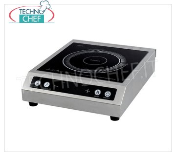 TECHNOCHEF - Piastra ad Induzione da Tavolo, Superficie Induttiva Ø 120÷260 mm, Mod.RT350PROTOUCH