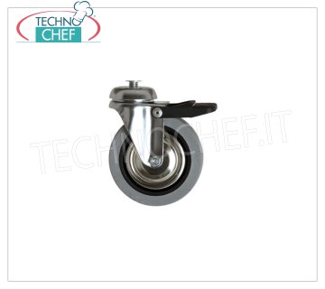 Technochef - KIT 2 ruote con Freno, mod. F