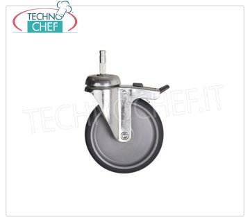 Technochef - KIT 2 ruote con Freno, mod. F