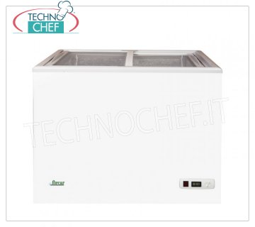 Forcar - CONGELATORE a POZZO, 2 Porte Vetro, lt.197, Statico, Temp. ≤ -18, Classe C, mod.G-SD200S