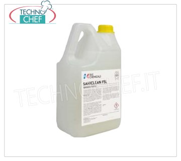 Detergente Igienizzante Superfici - Tanica 5 lt Detergente igienizzante pronto uso, utilizzabile su tutte le superfici lavabili, specifico per settore alimentare, adatto all'uso in ambito HACCP - Tanica da 5 lt
