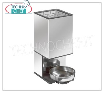 TECHNOCHEF - Rompighiaccio Professionale, Produttività 120 Kg/h, Mod.SGH Rompighiaccio realizzato in acciaio inox e plastica, produzione 120 kg/ora, ideale per produrre pezzi di ghiaccio, V.230/1, Kw.0,3, Peso 12,50 Kg, dim.mm.400x180x350h