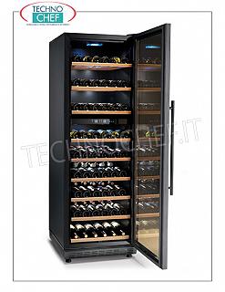 Cantinetta Refrigerata 1 porta vetro, capacità 182 bottiglie, doppia temperatura