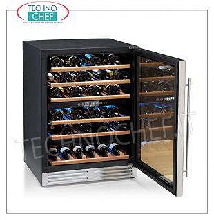 Cantinetta Refrigerata 1 porta vetro, capacità 51 bottiglie, doppia temperatura