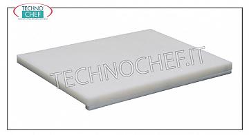 Technochef - Taglieri in polietilene con Fermo, Spessore 25 mm Tagliere in polietilene con fermo