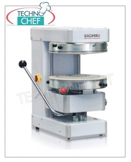 Formatrici per pizza a Freddo con dischi diametro mm 400, mod. SPRIZZA Formatrice per pizza SIGMA, SEMIAUTOMATICA A FREDDO con DISCO ad AZIONE MICRORULLANTE diametro 400 mm, V 230/1, kW 0,55, peso 120 kg, dim. mm 570x670x770h