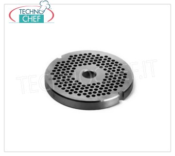 Stampo forato  in Acciaio  Inox  per TRITACARNE  Tipo  8 , con Fori Ø  da 3 mm,