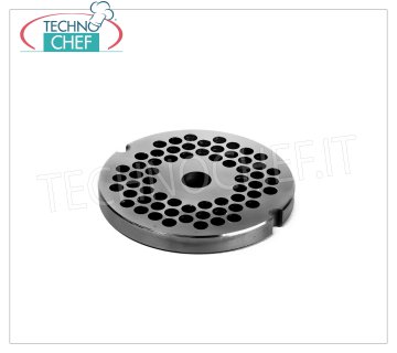Stampo forato  in Acciaio Inox per TRITACARNE Tipo 8  con  Fori  Ø 4,5 mm,