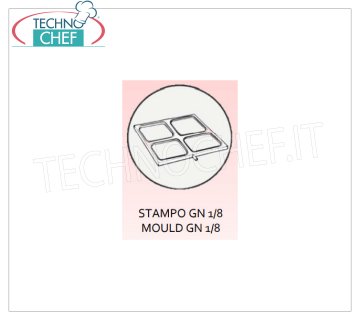 TECHNOCHEF - Stampo in alluminio anticoradal, Mod.GN1/8