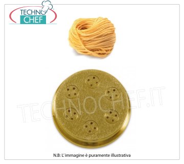 Technochef - Trafila Tagliolini 1,8 mm Trafila in bronzo per Tagliolini 1,8 mm