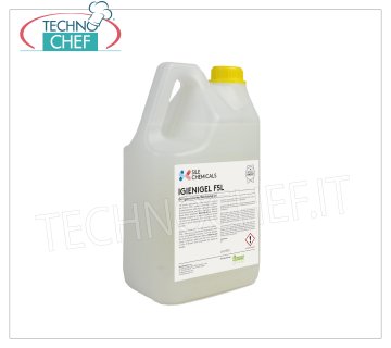 Gel Igienizzante Alcolico, Tanica 5 lt Gel Igienizzante alcolico  Tanica da 5 lt, dimensioni mm 185x110x315h