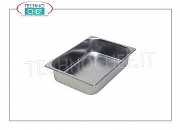 Bacinella Inox, capacità 3,0 lt Bacinella in acciaio inox, capacità 3,0 lt, dim.mm.360x165x80h